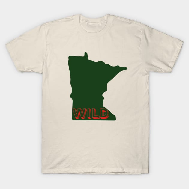 Minnesota Wild T-Shirt by SiebergGiftsLLC